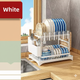 2-Tier Countertop Dish Drying Rack: Elevated Kitchen Clarity