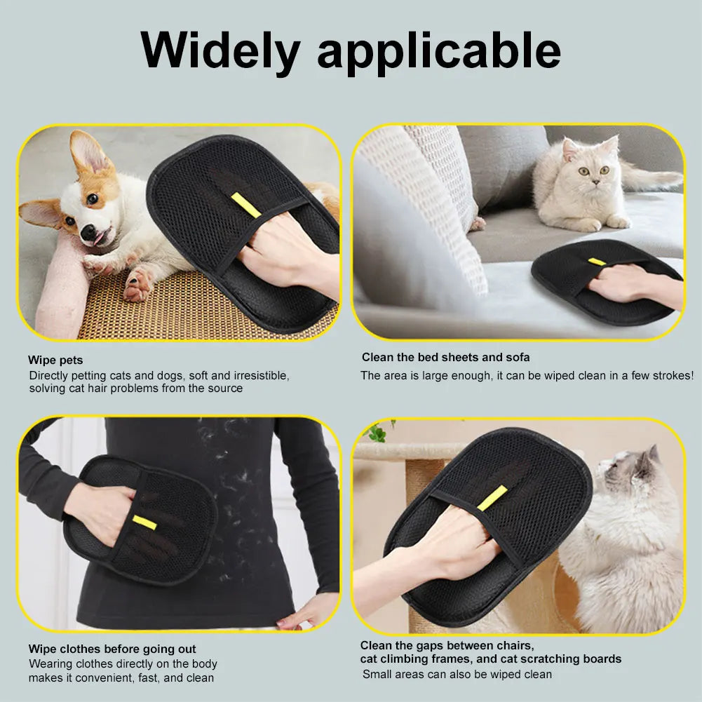 Pet Deshedding Mitt for Hair-Free Serenity: Home Harmony Essential