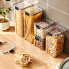 Airtight Stacking Canister for Pantry Clarity: Intentional Storage System