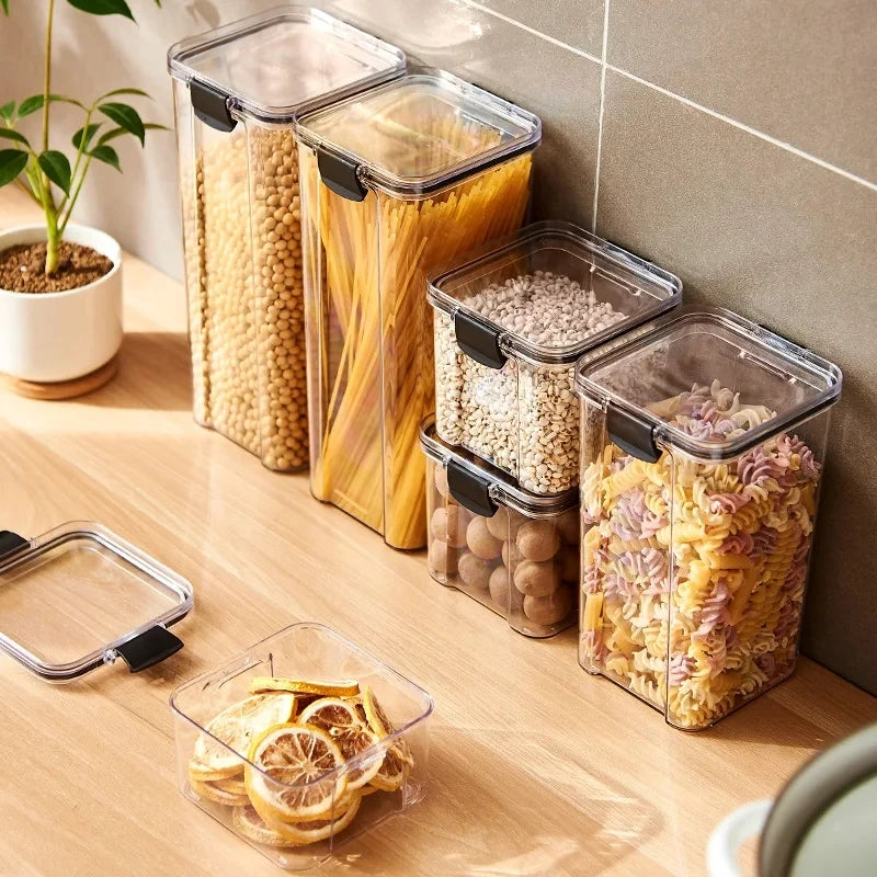 Airtight Stacking Canister for Pantry Clarity: Intentional Storage System