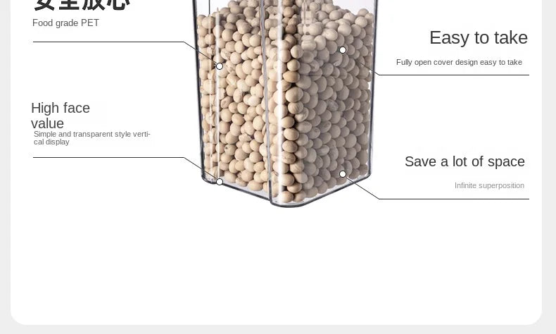 Airtight Stacking Canister for Pantry Clarity: Intentional Storage System