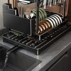 2-Tier Countertop Dish Drying Rack: Elevated Kitchen Clarity