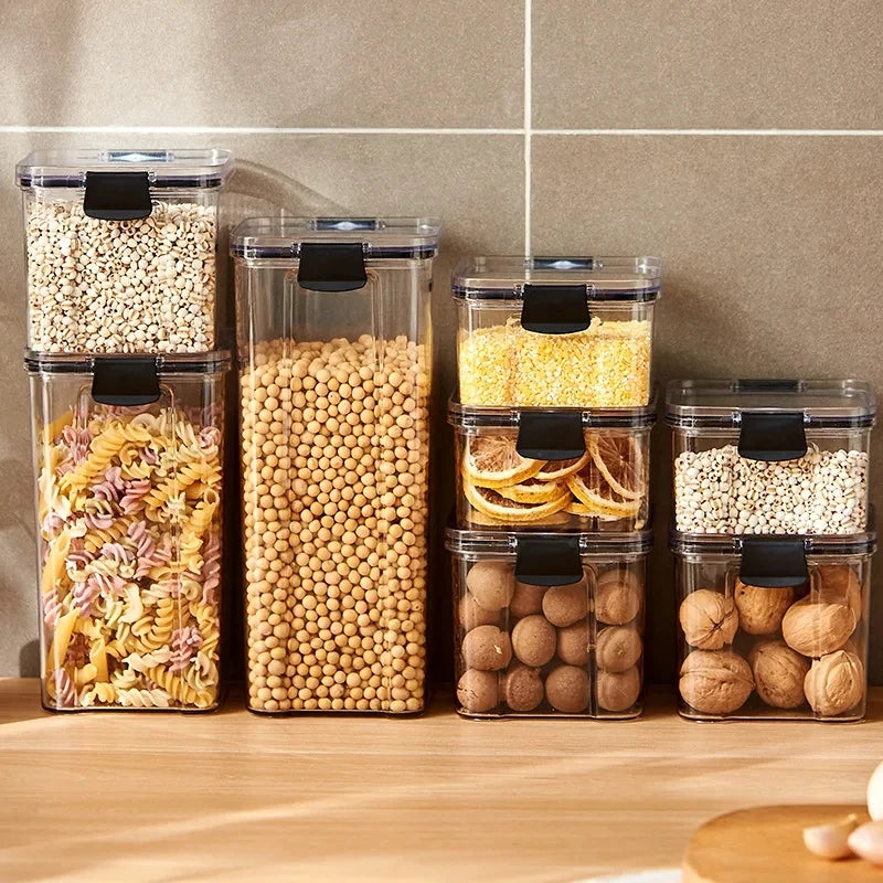 Airtight Stacking Canister for Pantry Clarity: Intentional Storage System